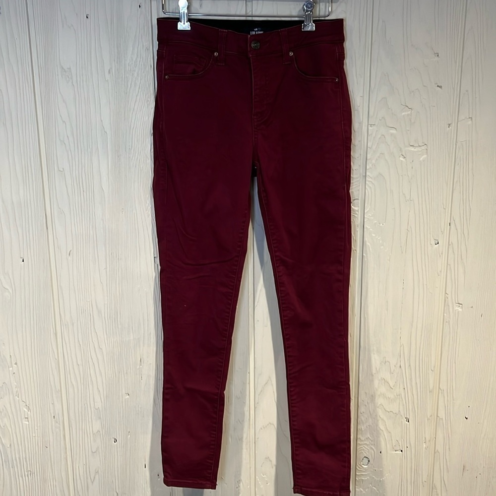 LuLaRoe Burgundy Jeans, Size 26